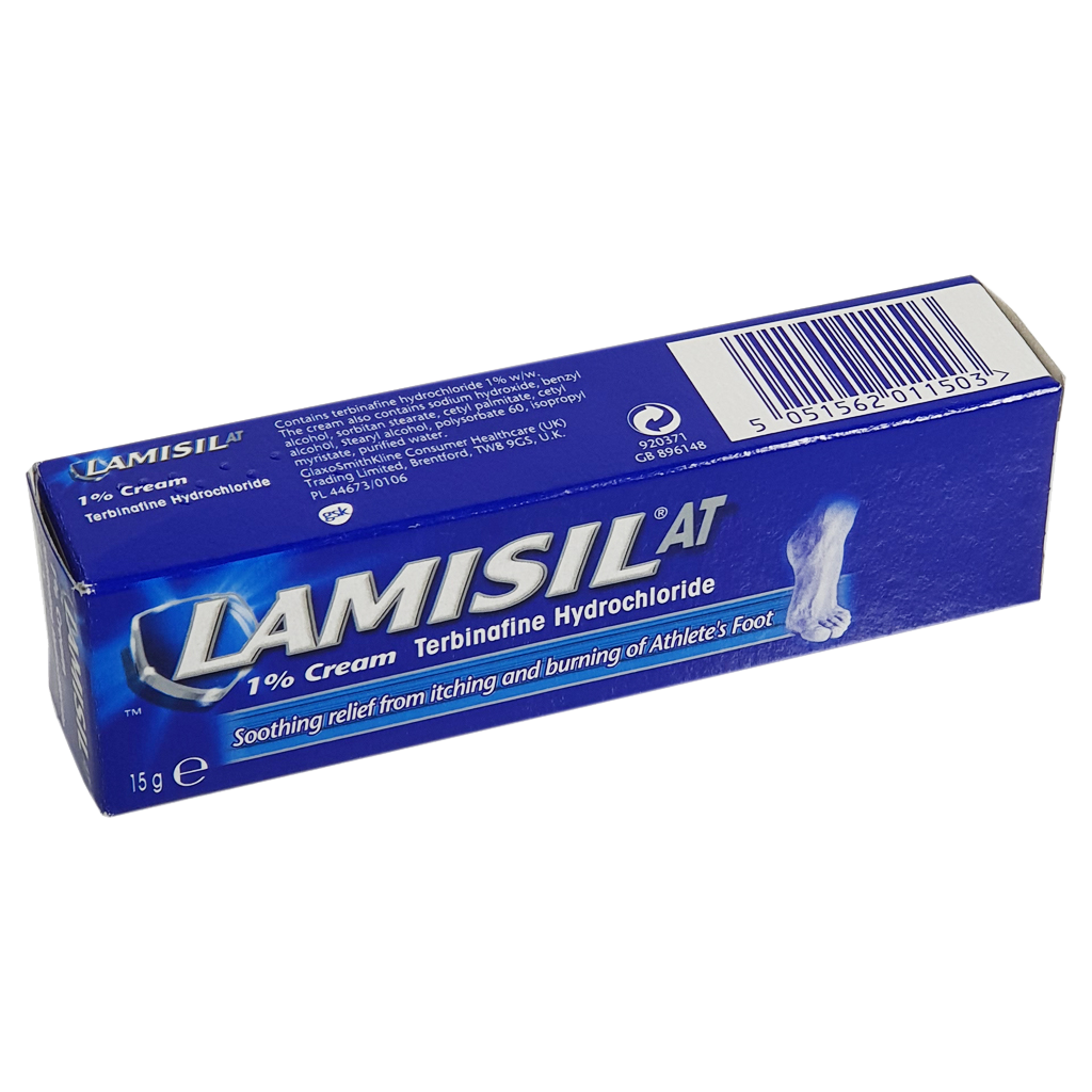 Lamisil AT 1% Cream 15g - Athlete's Foot and Fungal Infections