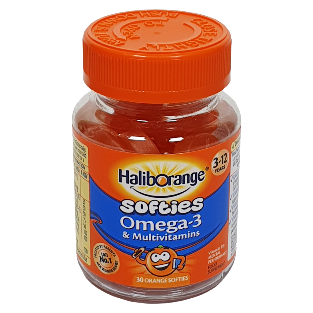 Haliborange Softies Omega 3 & Multivitamins - 30 Softies - Vitamins and Supplements