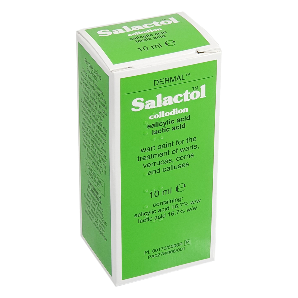 Salactol Collodion 10ml - Athlete's Foot and Fungal Infections