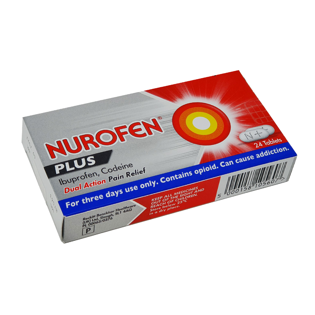 Nurofen Plus 200mg 24 Tablets - Pain Relief