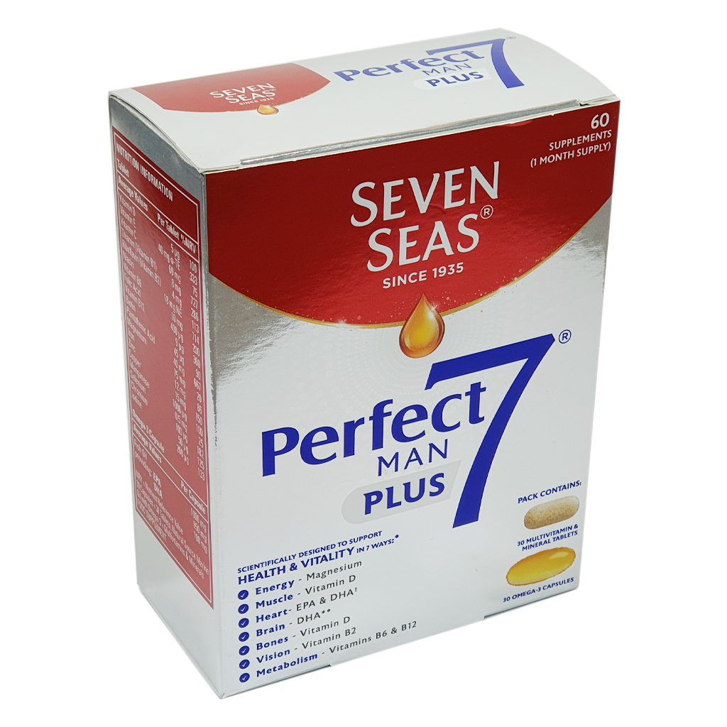Seven Seas Perfect7 Man Plus Multivitamin - Vitamins and Supplements
