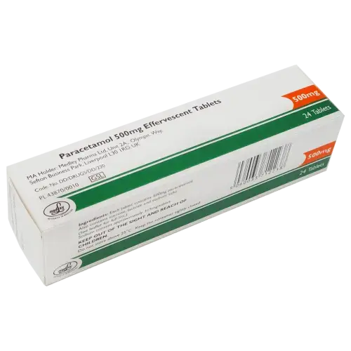 Paracetamol 500mg Soluble Tablets - 24 Tablets - Cold and Flu