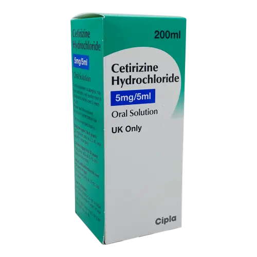 Cetirizine Oral Solution 5mg/5ml 200ml - Cold and Flu