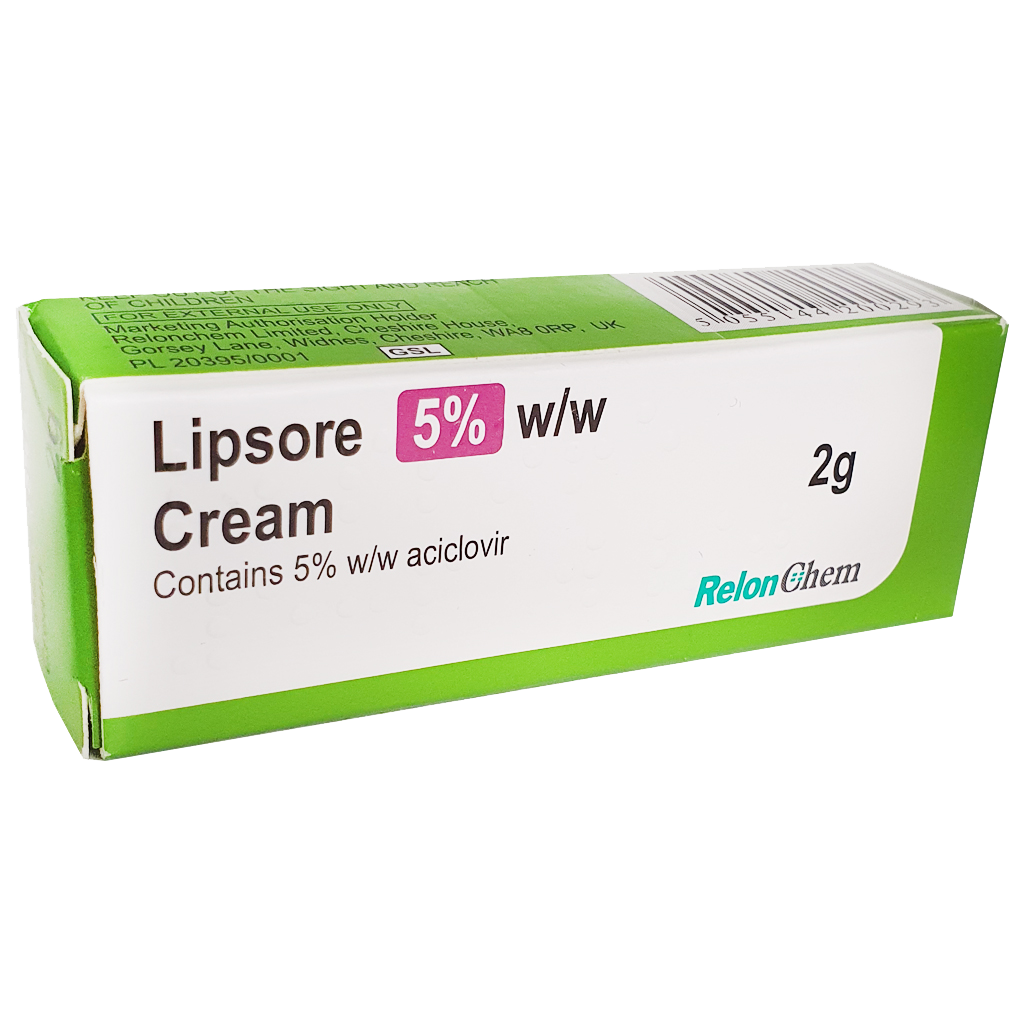 Aciclovir 5% Cream 2g - Cold Sores