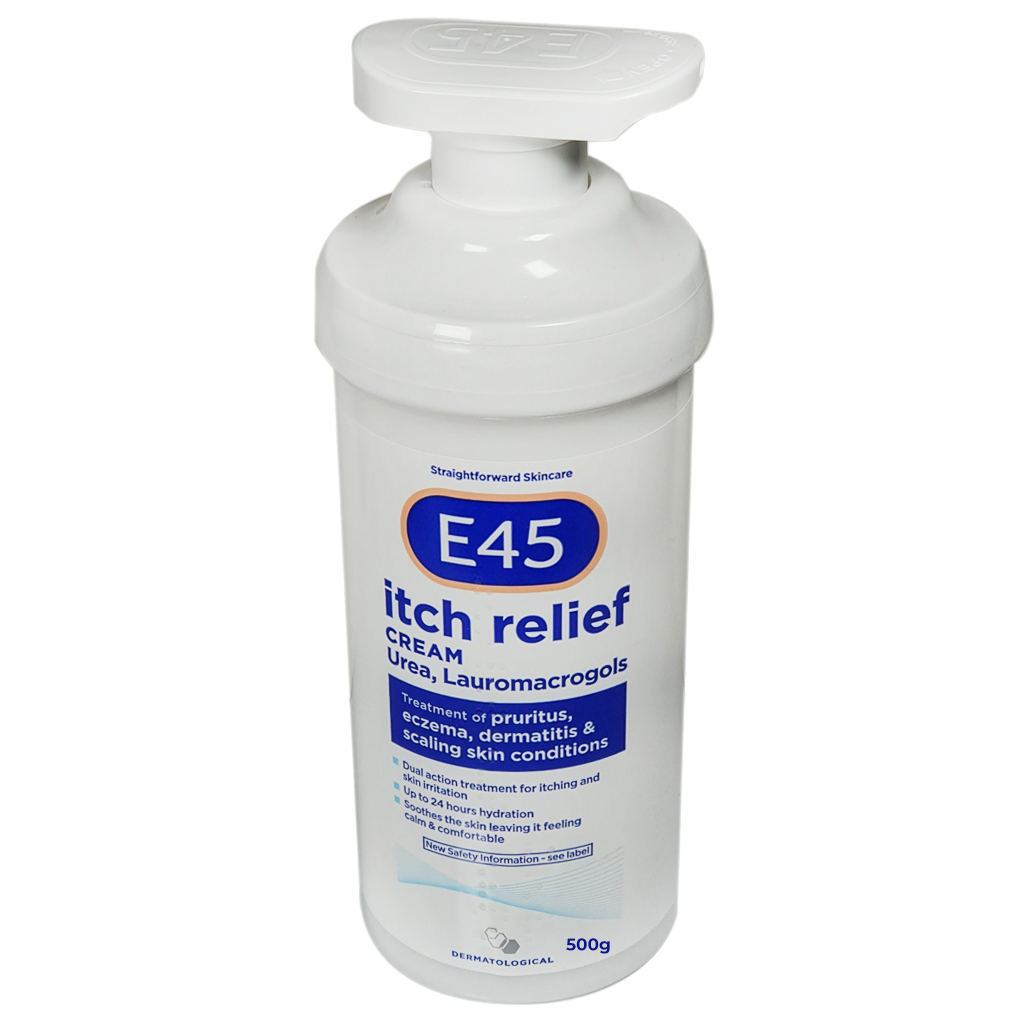 E45 Itch Relief Cream 500g - Creams and Ointments