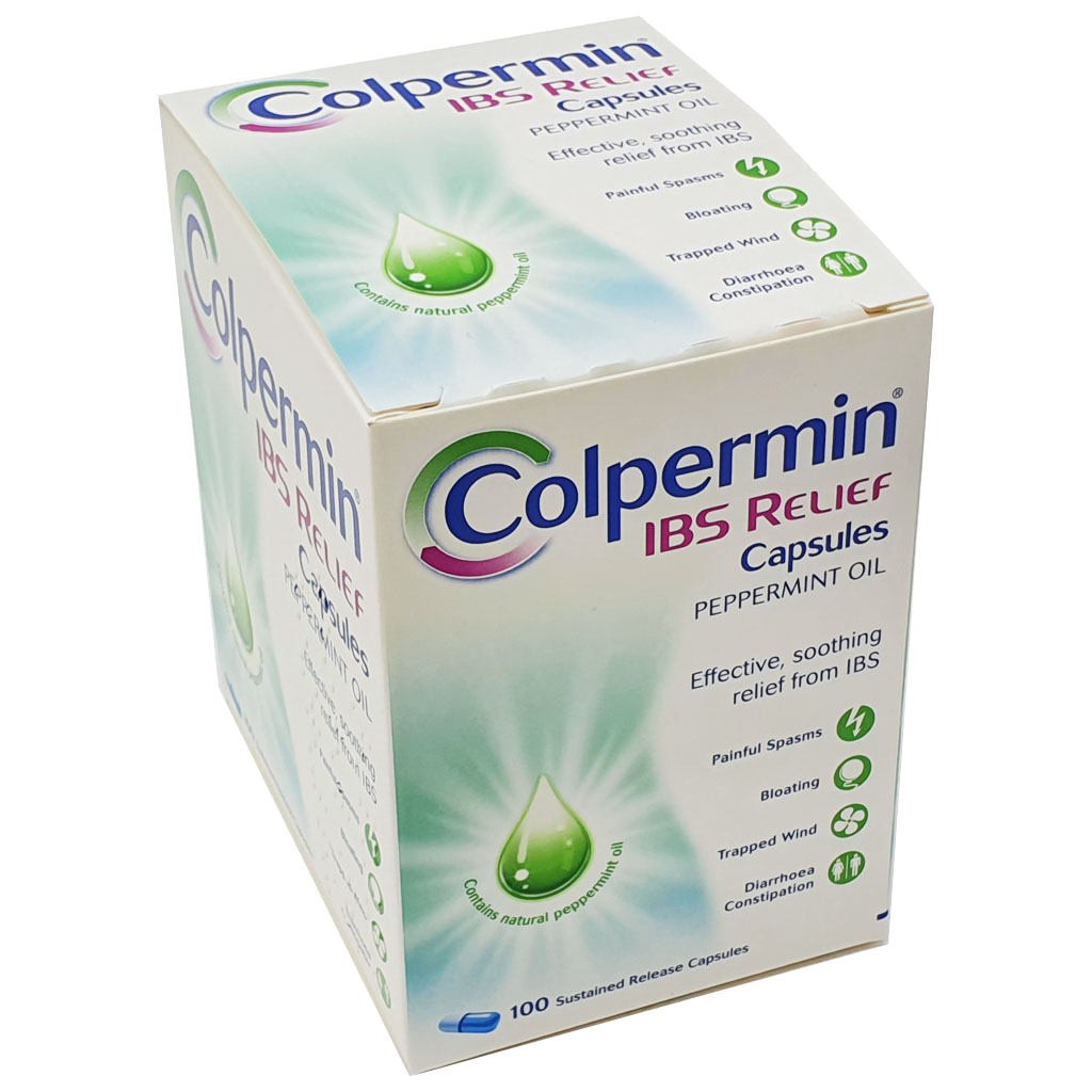 Colpermin IBS Relief Capsules - 100 Capsules - IBS/Cramps