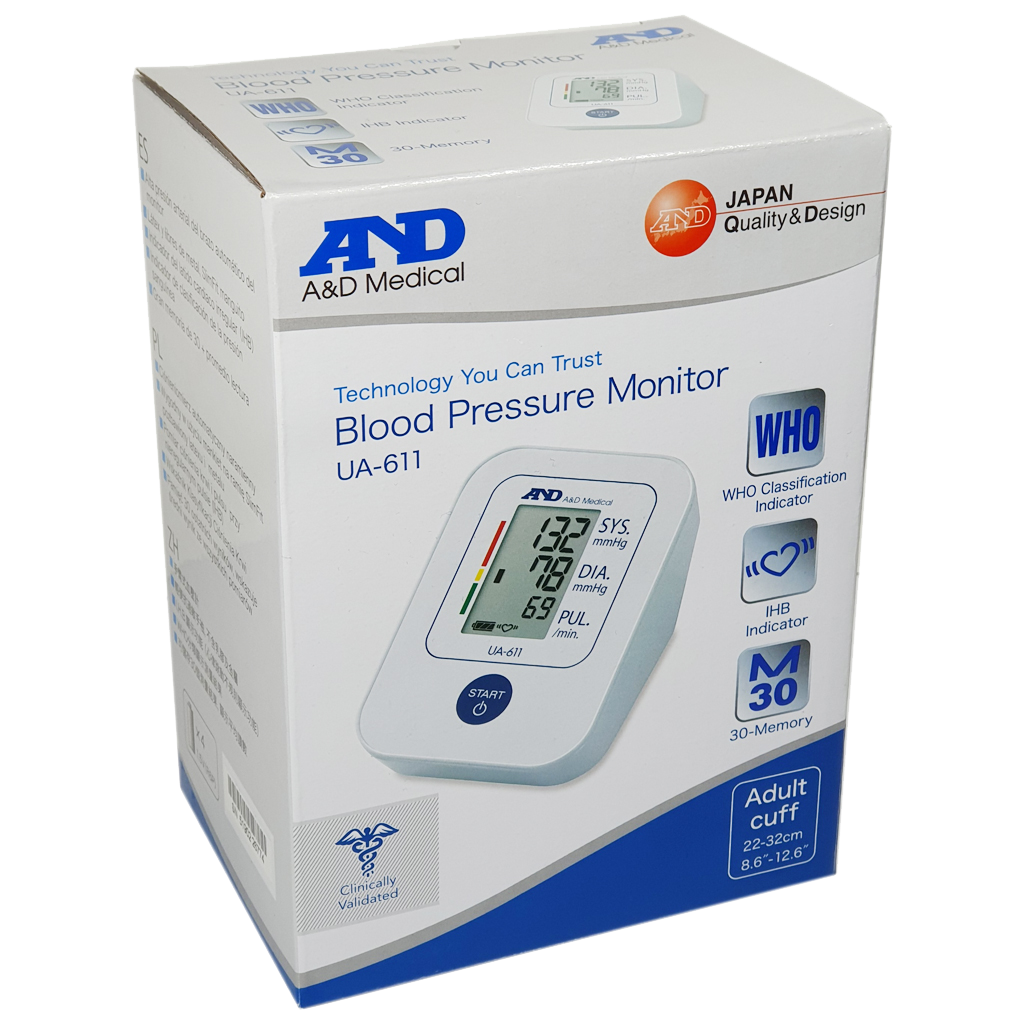 A&D Blood Pressure Monitor UA-611 - Electrical Health and Diagnotisc Equipment