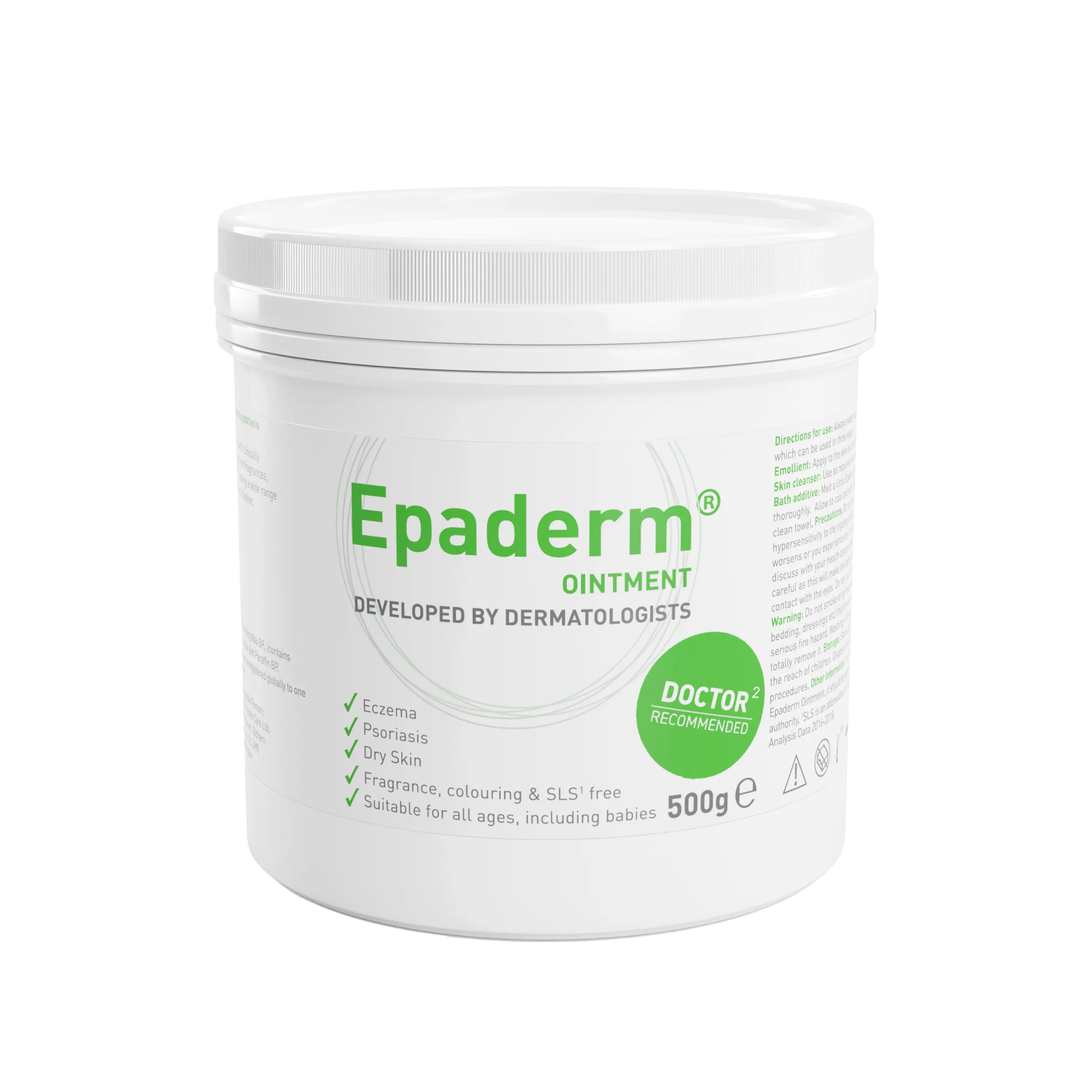 Epaderm Ointment 500 front