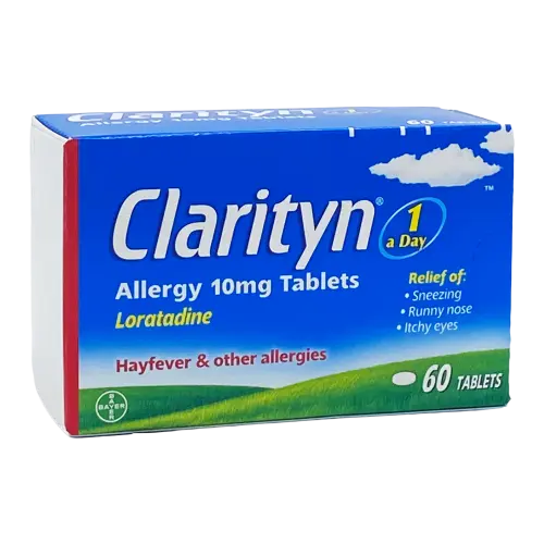 Clarityn Allergy 10mg Tablets - 60 Tablets - Allergy and OTC Hay Fever
