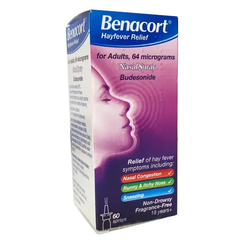 Benacort Nasal Spray 64 Micrograms Budesonide 60 Sprays