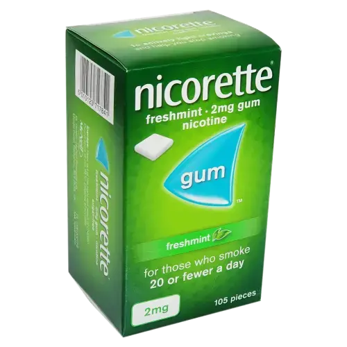 Nicorette Freshmint 2mg Gum 105 pieces - Smoking