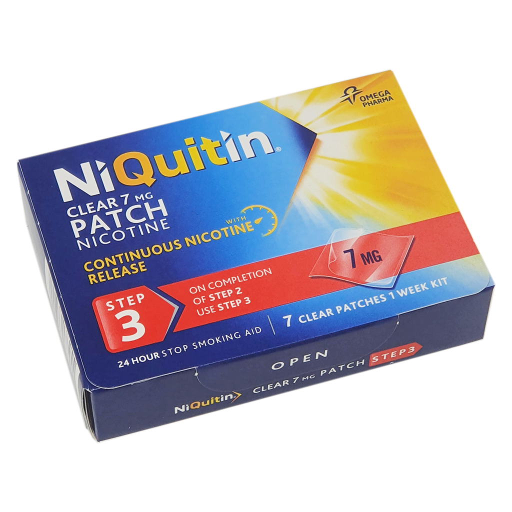 NiQuitin Clear Patch 7mg (Step 3) - Smoking