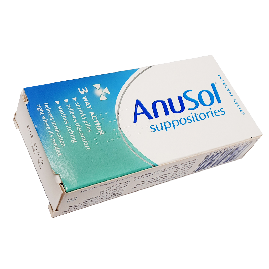 Anusol Suppositories 24 pack - Haemorrhoids and Piles