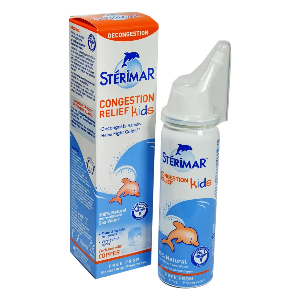 Sterimar Congestion Relief Kids Nasal Spray 50ml - Cold and Flu