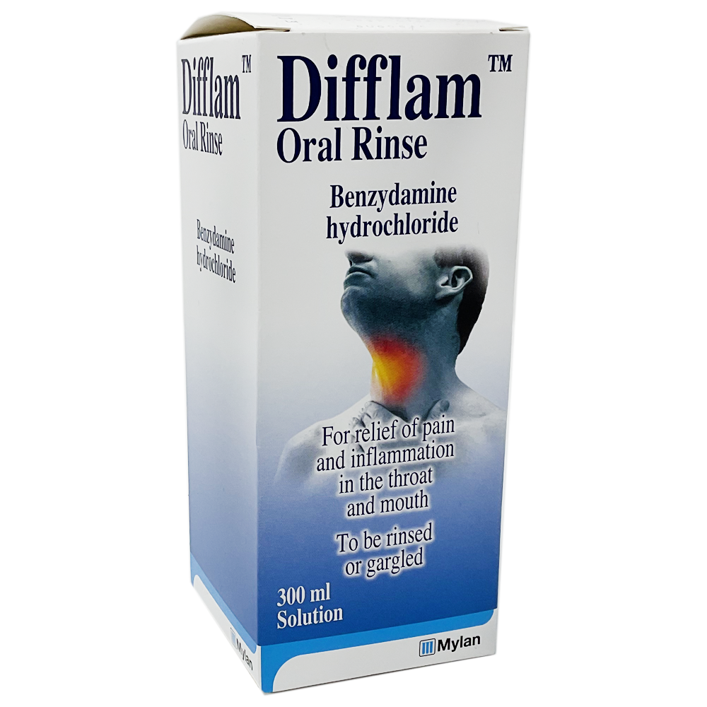 Difflam Oral Rinse 300ml solution - Vegan