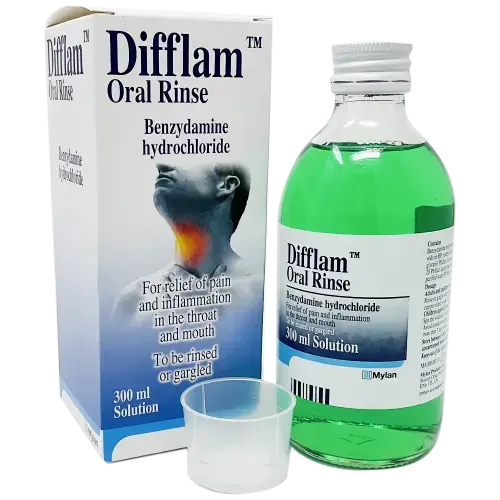 Difflam Oral Rinse 300ml solution - Cold and Flu