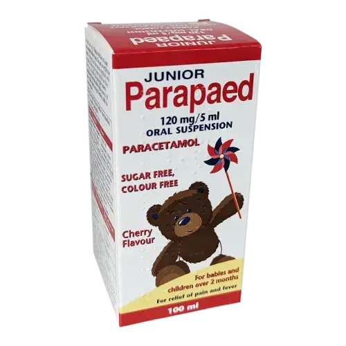 Paracetamol Sugar Free Suspension 120mg/5ml 100ml - Baby and Toddler