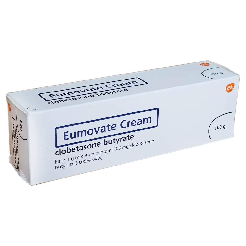 Eumovate Cream 0.05% (Clobetasone butyrate) - Eczema, Psoriasis and Dermatitis