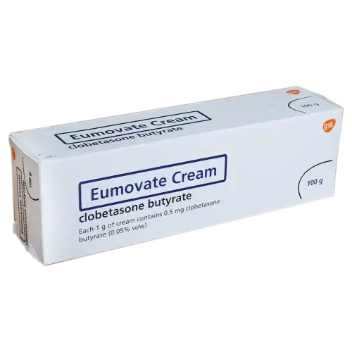 Eumovate Cream 0.05% (Clobetasone butyrate) - Eczema, Psoriasis and Dermatitis