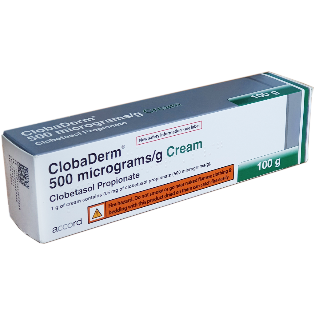 Dermovate Cream 0.05% (Clobetasol Propionate) - Eczema, Psoriasis and Dermatitis