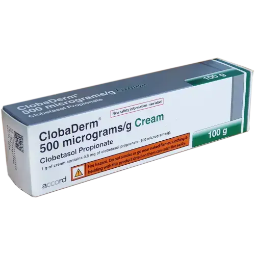Dermovate Cream 0.05% (Clobetasol Propionate) - Eczema, Psoriasis and Dermatitis