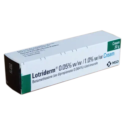 Lotriderm Cream 0.05%/1.0% - Eczema, Psoriasis and Dermatitis
