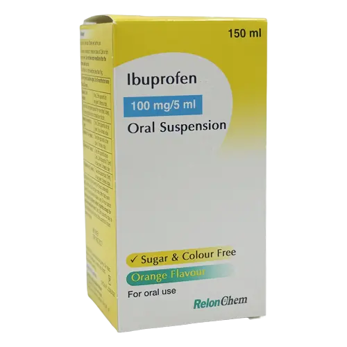 RelonChem Orange Flavour Ibuprofen Oral Suspension