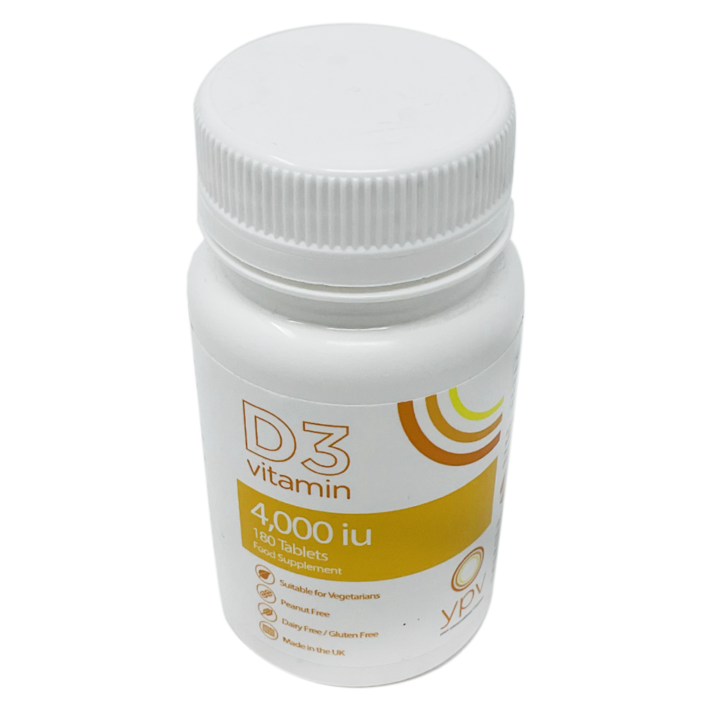 YPV Vitamin D3 4000iu Tablets 180 pack - Vitamins and Supplements