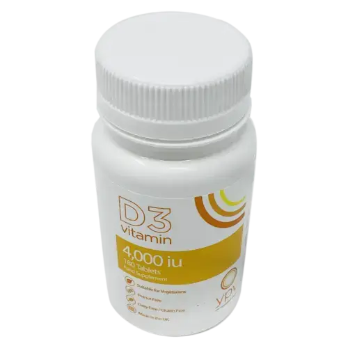YPV Vitamin D3 4000iu Tablets  - 180 Tablets - Vitamins and Supplements