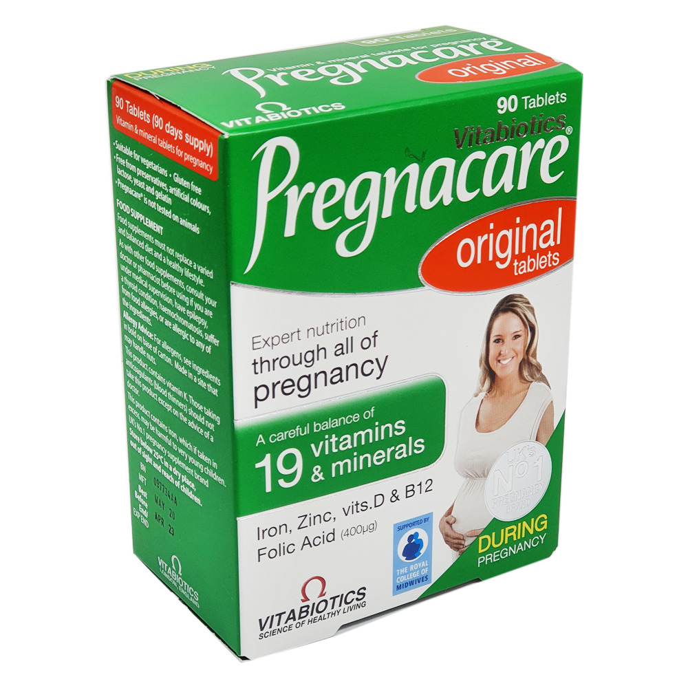 Pregnacare Original tablets (Vitabiotics) - 90 Tablets - Vitamins and Supplements