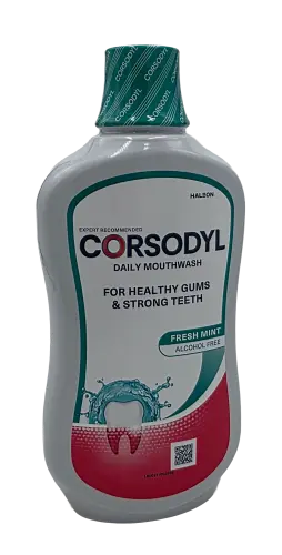 Corsodyl Daily Mouthwash Fresh Mint 500ml Alcohol Free - Dental Products