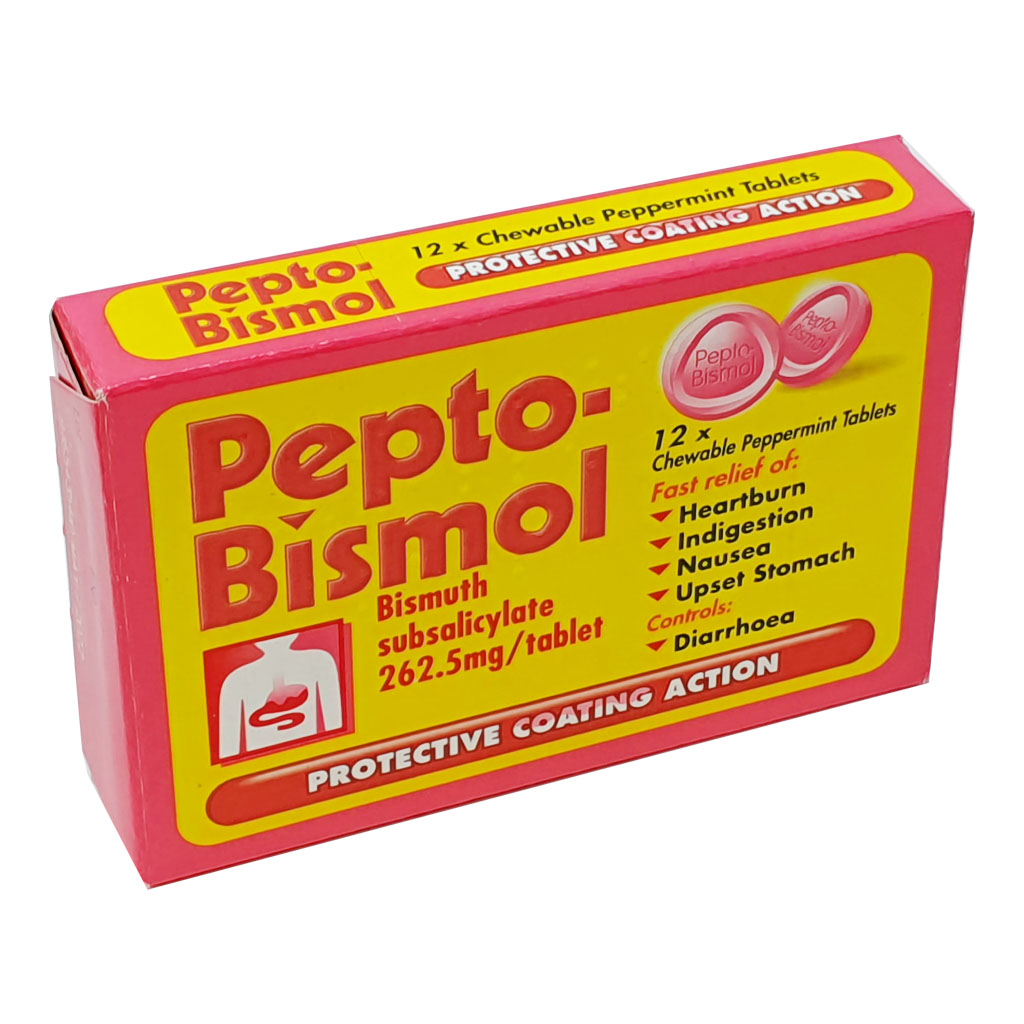 Pepto-Bismol Tablets 12pack - Indigestion