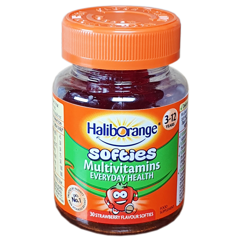 Haliborange Softies Strawberry Flavour - 30 Softies - Vitamins and Supplements