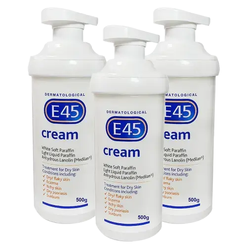 Bulk Pack E45 Cream 500g 3 Pack - Creams and Ointments
