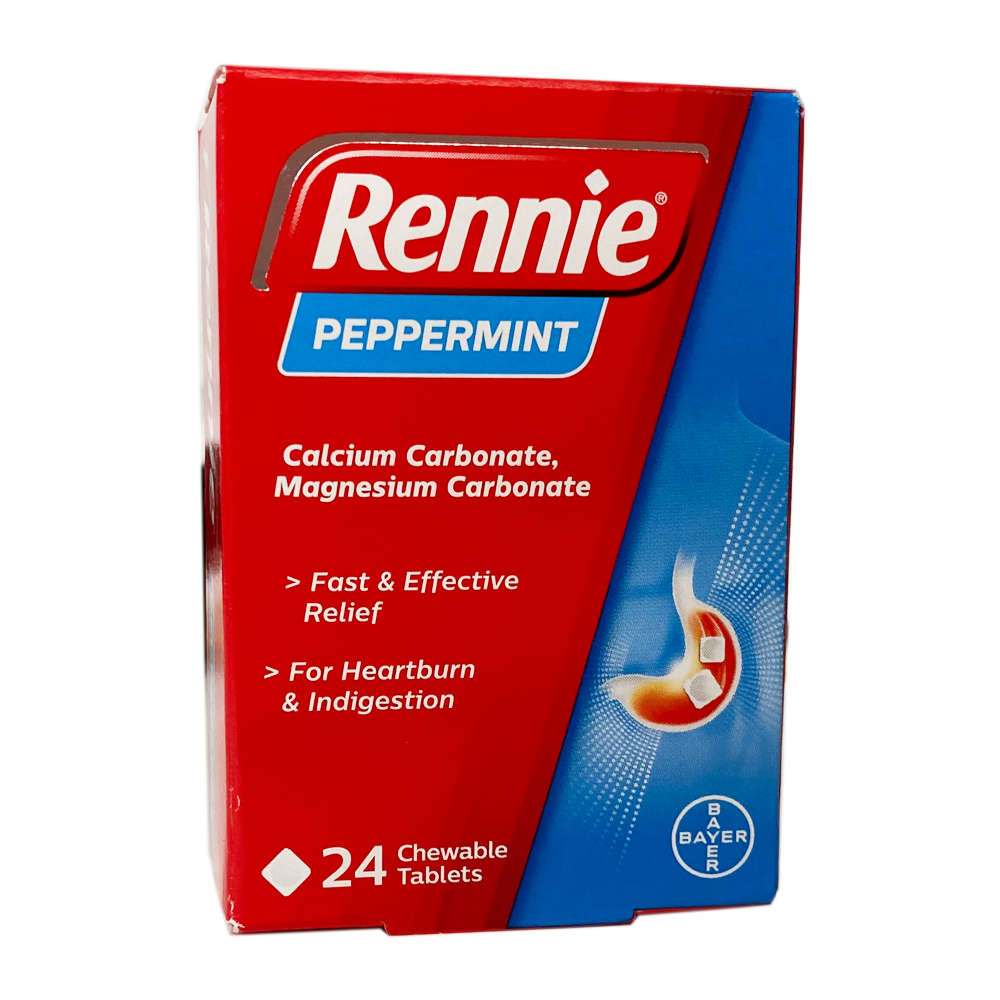 Rennie Peppermint  Tablets - 24 tablets - Indigestion