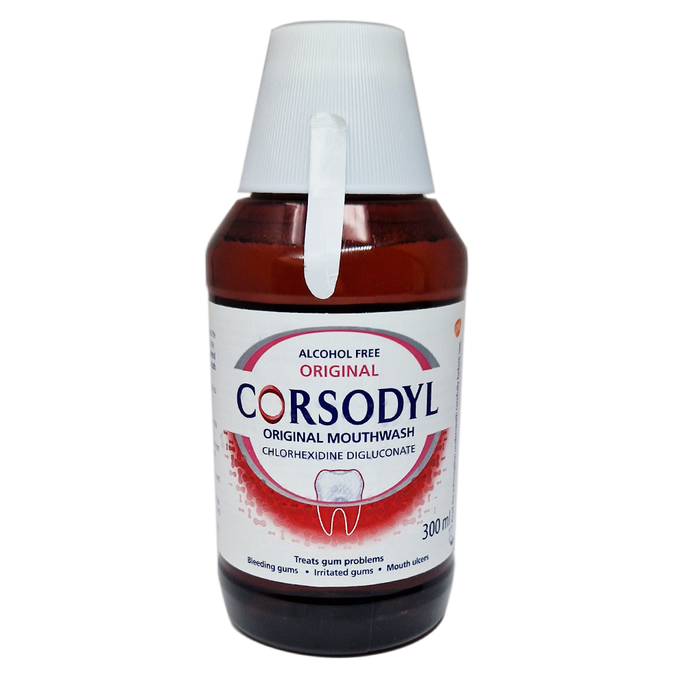 Corsodyl Mouthwash Original Alcohol Free 300ml - Dental Products