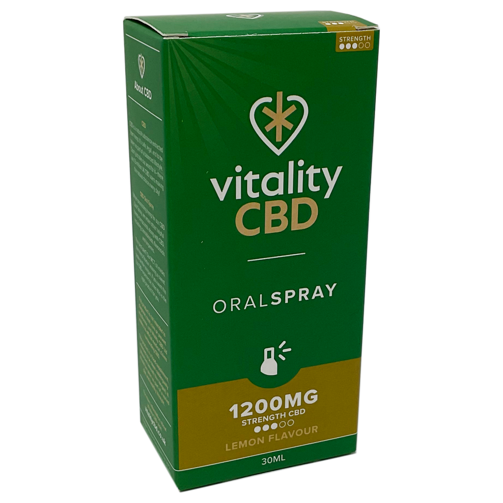 Vitality CBD 1200mg Oral Spray Lemon Flavour 30ml - CBD