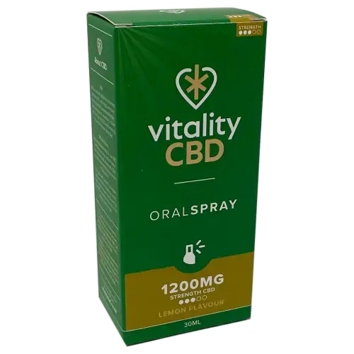 Vitality CBD 1200mg Oral Spray Lemon Flavour 30ml - CBD