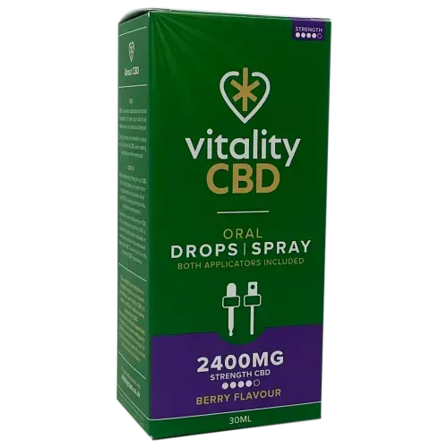 Vitality CBD Berry Drops/Spray 2400MG