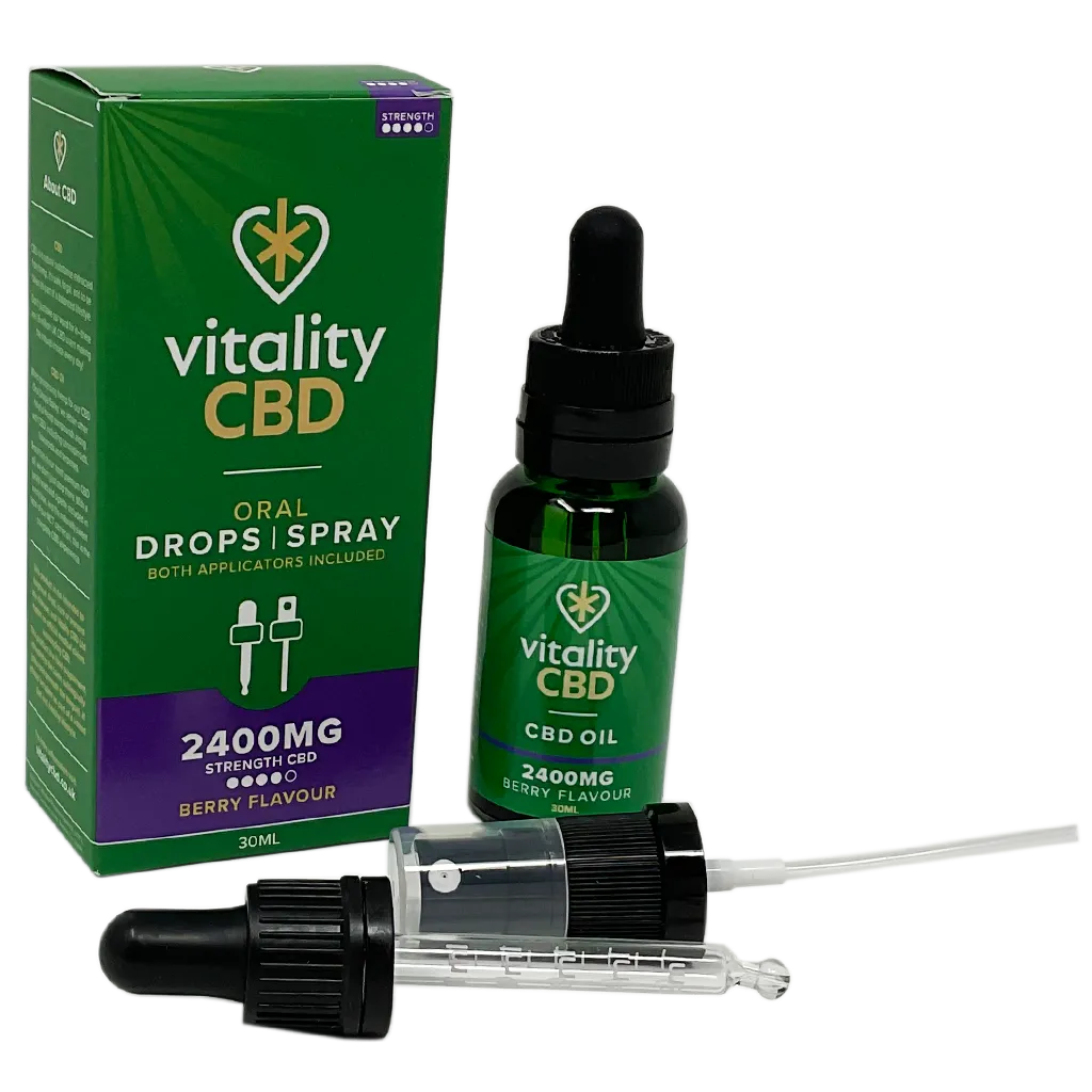 Vitality CBD Berry Drops/Spray 2400MG