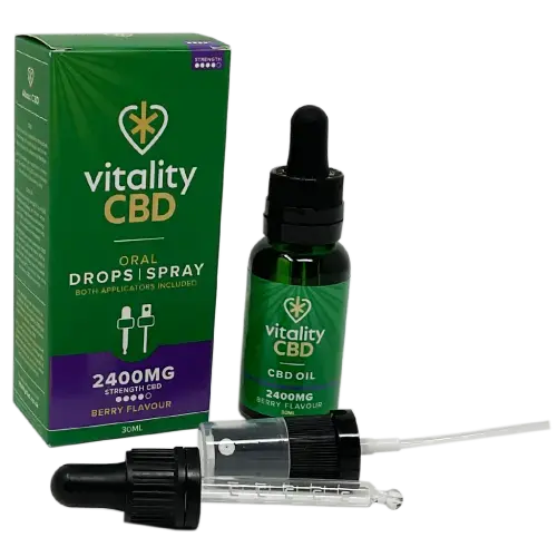Vitality CBD Berry Drops/Spray 2400MG