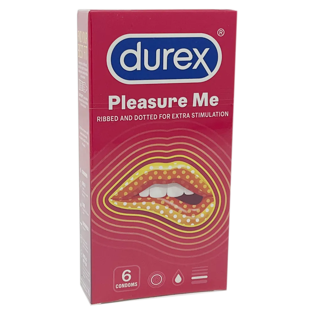 Durex Pleasure Me Condoms 6 pack - Condoms and Sexual Health