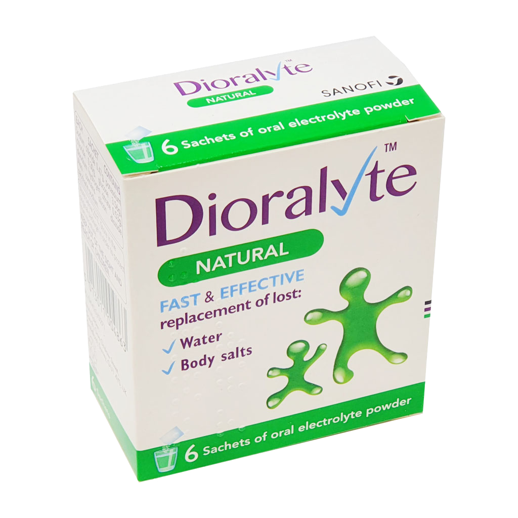 Dioralyte Natural Sachets - 6 Sachets - Cold and Flu