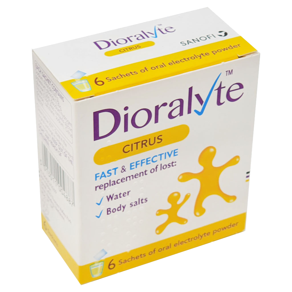 Dioralyte Citrus Sachets - 6 Sachets - Diarrhoea