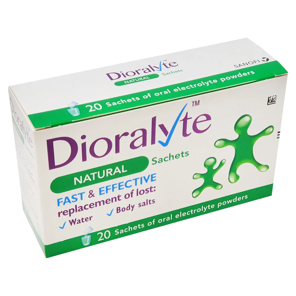 Dioralyte Natural Sachets - 20 Sachets - Cold and Flu