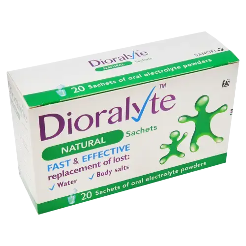 Dioralyte Natural Sachets - 20 Sachets - Cold and Flu
