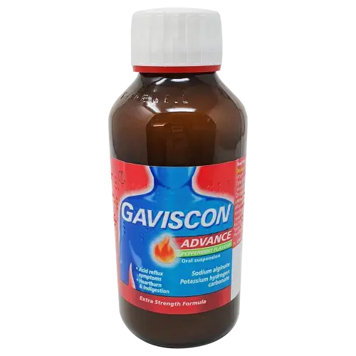 Gaviscon Advance Liquid Peppermint 250ml - Indigestion