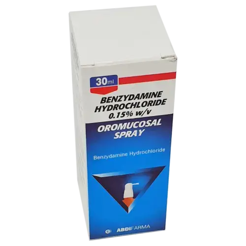 Benzydamine (Generic Difflam) 0.15% Oral Spray 30ml - Ear, Nose & Throat