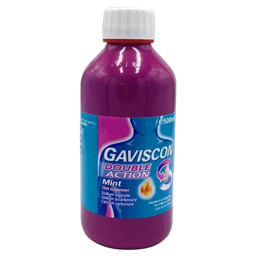 Gaviscon Double Action Liquid Mint 500ml - Indigestion