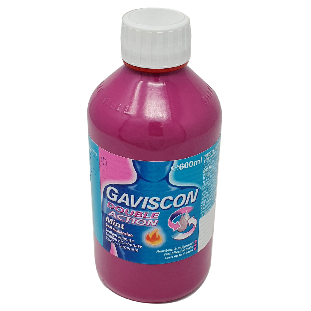 Gaviscon Double Action Liquid Mint 600ml - Indigestion